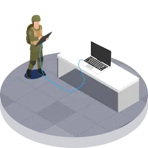 Connect in the Field illustration