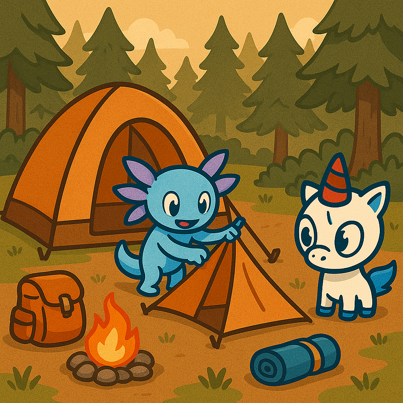 Setting up Camp