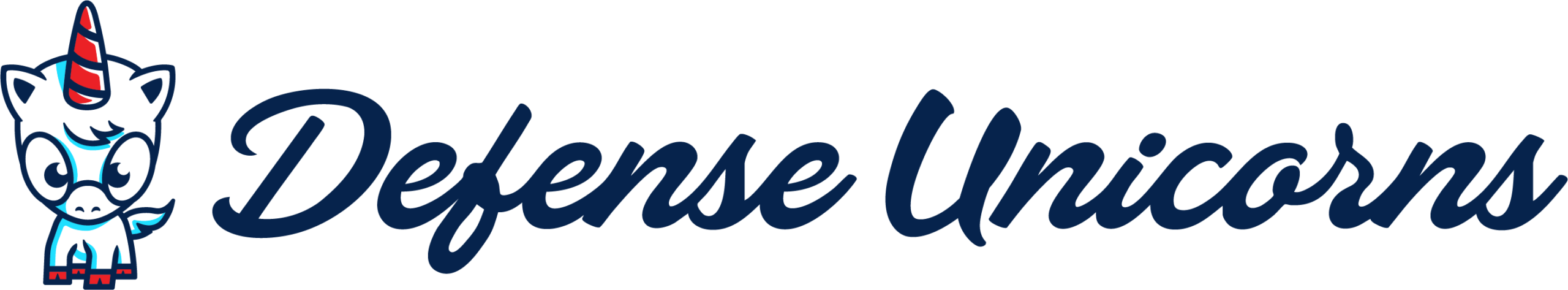 Defense Unicorns Horizontal Wordmark - Dark