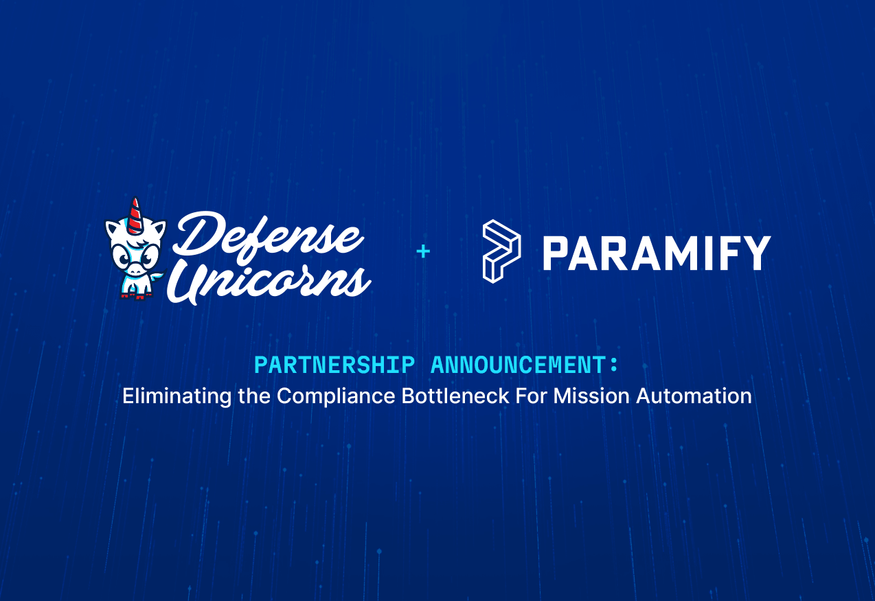 Defense Unicorns and paramify